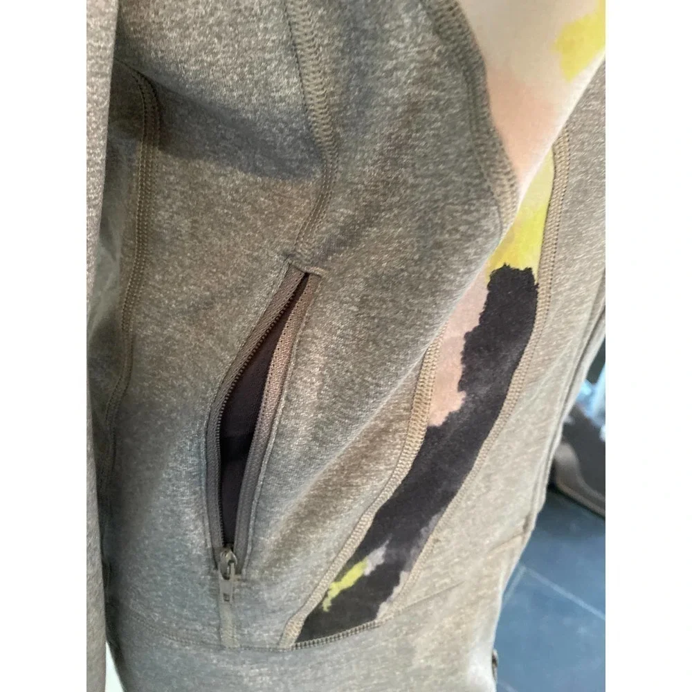 Lululemon In Stride Jacket Gray Citron Tinted